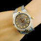 Rolex Datejust 36mm Two-Tone Jubilee Bracelet Watch with Diamond Bezel and Markers