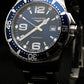 MEN'S LONGINES HYDROCONQUEST BLUE DIAL DAY SWISS WATCH - Vintage Vault Traders