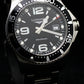 MEN'S LONGINES HYDROCONQUEST BLACK DIAL DAY SWISS WATCH - Vintage Vault Traders