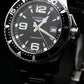 MEN'S LONGINES HYDROCONQUEST BLACK DIAL DAY SWISS WATCH - Vintage Vault Traders